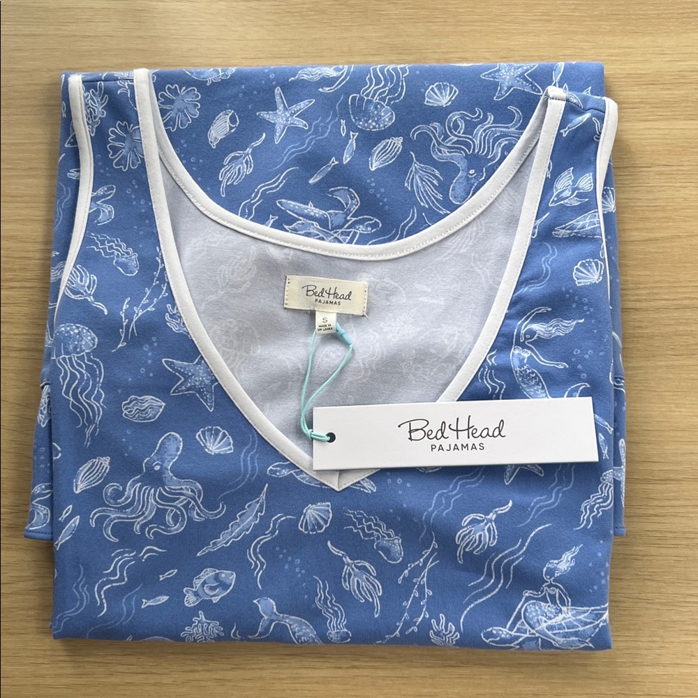NWT BedHead with White Sea Life Design